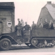 Rudá armáda 9.května 1945 v dnešní Trabantské ulici
